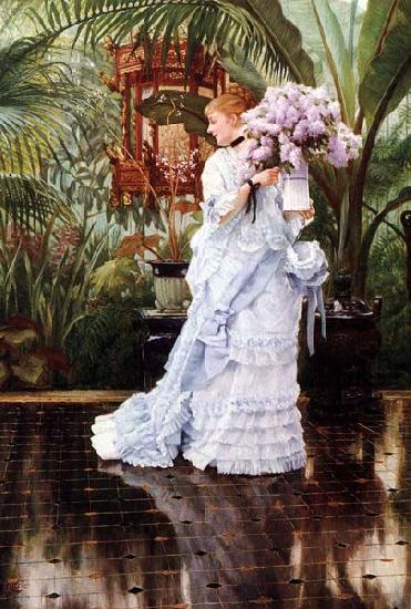 James Tissot Lilacs, china oil painting image
